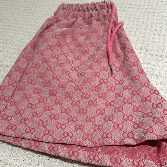 🟢Cute pink shorts with drawstring - Picture 1 of 2